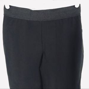 Ann Taylor Black Elastic Waist Stretch Pants Sz 2